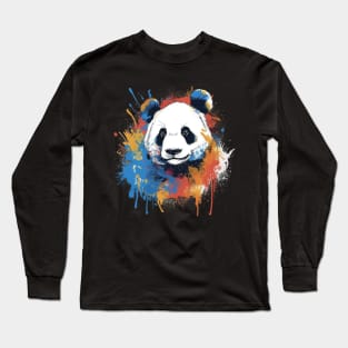 Panda Bear Long Sleeve T-Shirt